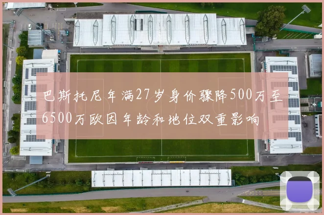 巴斯托尼年满27岁身价骤降500万至6500万欧因年龄和地位双重影响